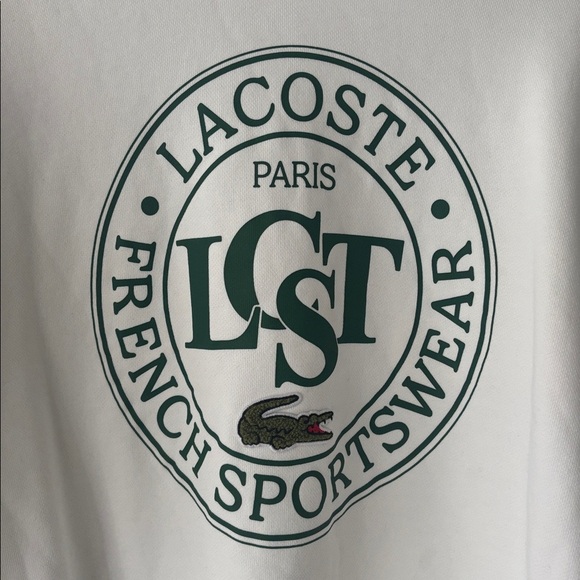 Lacoste LCST French Sportswear Crewneck Sweatshirt (Size M) - Picture 5 of 8